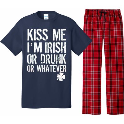 Kiss Me I'm Irish Or Drunk Whatever St Patricks Day Pajama Set