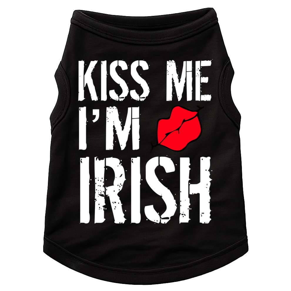 Kiss Me I'm Irish St. Patrick's Day Doggie Tank