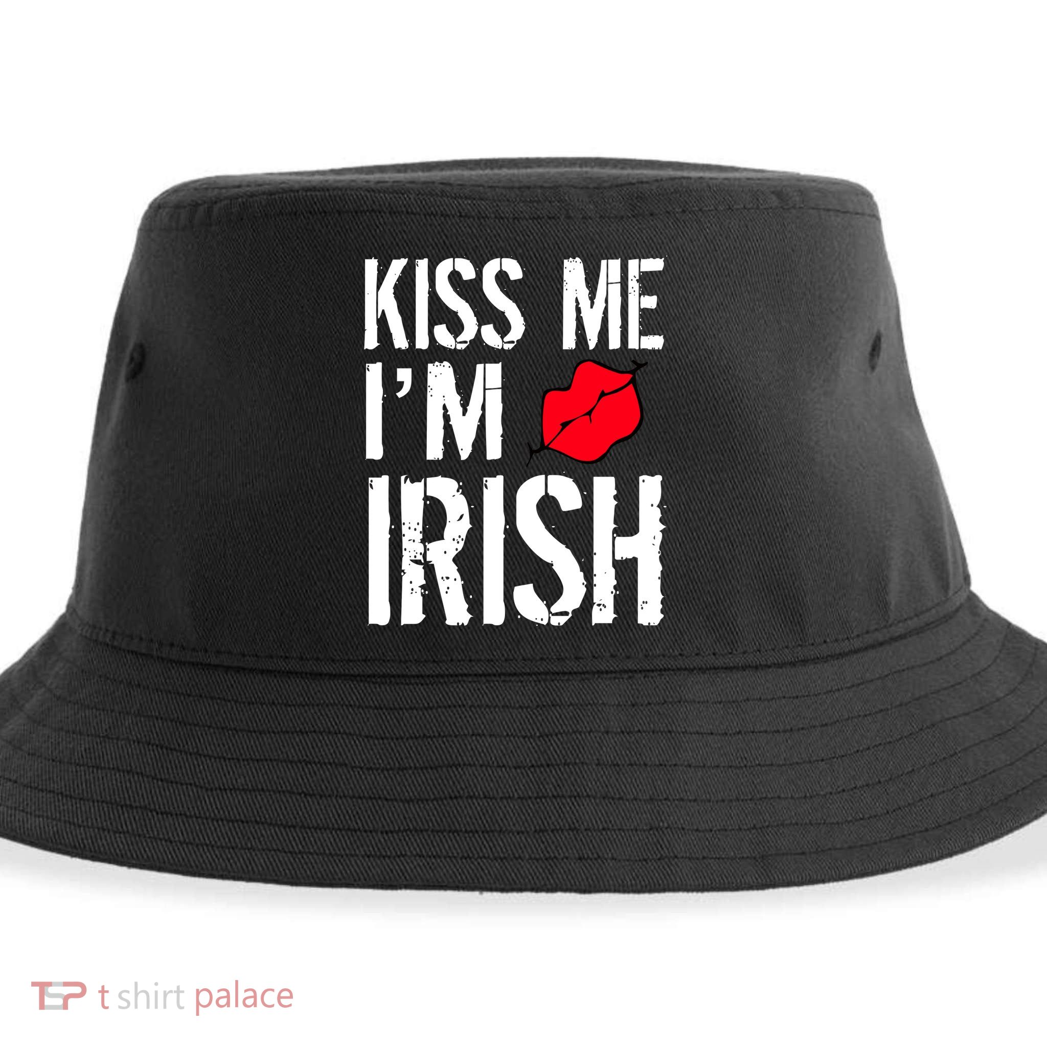 Kiss Me I'm Irish St. Patrick's Day Sustainable Bucket Hat