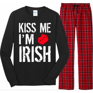 Kiss Me I'm Irish St. Patrick's Day Long Sleeve Pajama Set