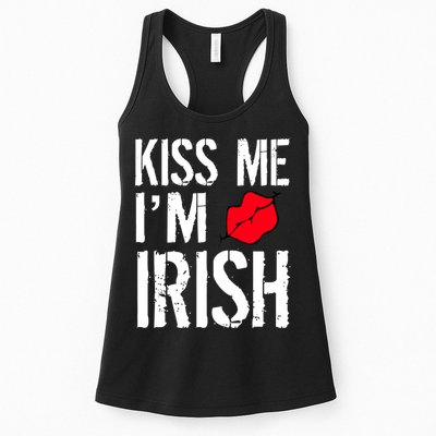 Kiss Me I'm Irish St. Patrick's Day Womens Tank Top