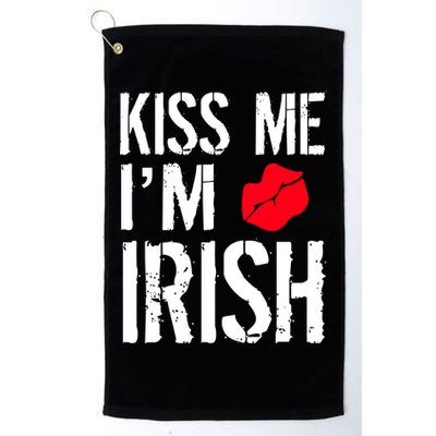 Kiss Me I'm Irish St. Patrick's Day Golf Towel