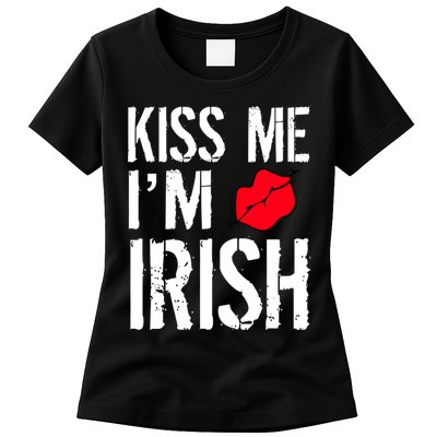 Kiss Me I'm Irish St. Patrick's Day Womens T-Shirt