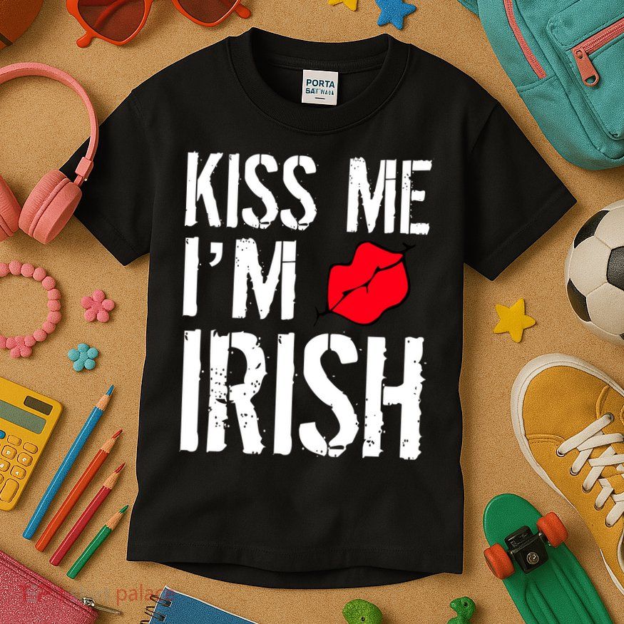Kiss Me I'm Irish St. Patrick's Day Kids T-Shirt