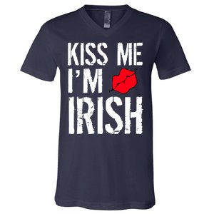 Kiss Me I'm Irish St. Patrick's Day V-Neck T-Shirt