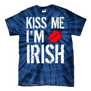 Kiss Me I'm Irish St. Patrick's Day Tie-Dye T-Shirt