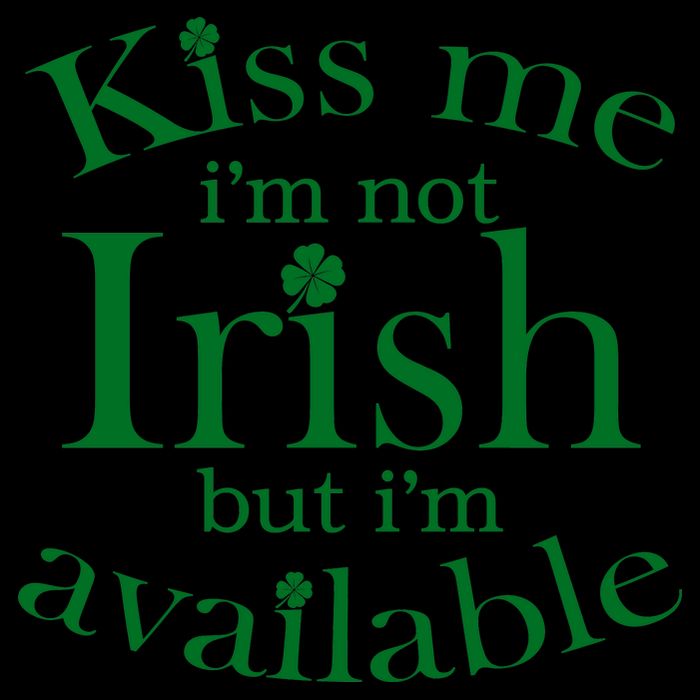 Kiss me I'm Not Irish But I'm Available  16oz Travel Tumbler