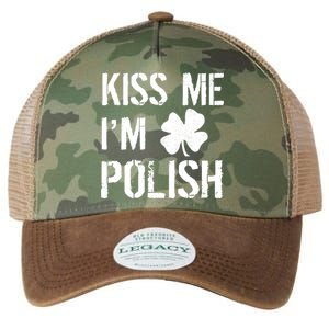 Kiss Me I'm Polish St. Patrick's Day Legacy Tie Dye Trucker Hat