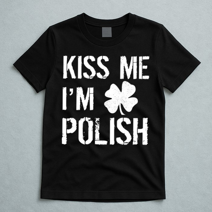 Kiss Me I'm Polish St. Patrick's Day T-Shirt