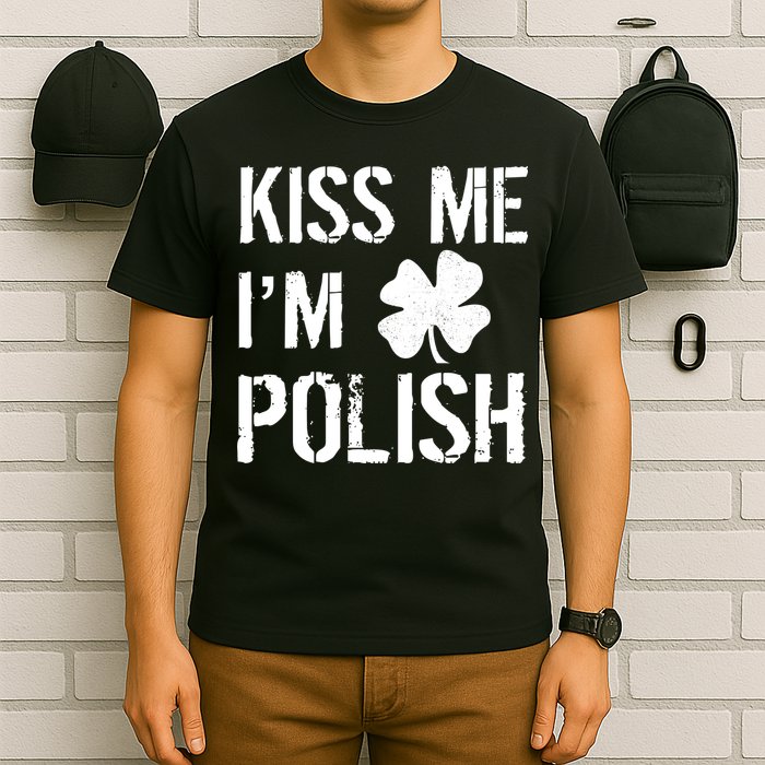 Kiss Me I'm Polish St. Patrick's Day T-Shirt