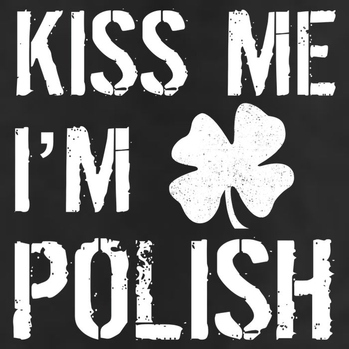 Kiss Me I'm Polish St. Patrick's Day Adult Drive Performance Visor