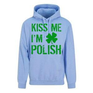 Kiss Me I'm Polish St. Patrick's Day Unisex Surf Hoodie