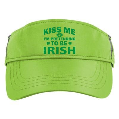 Kiss Me I'm Pretending To Be Irish Adult Drive Performance Visor