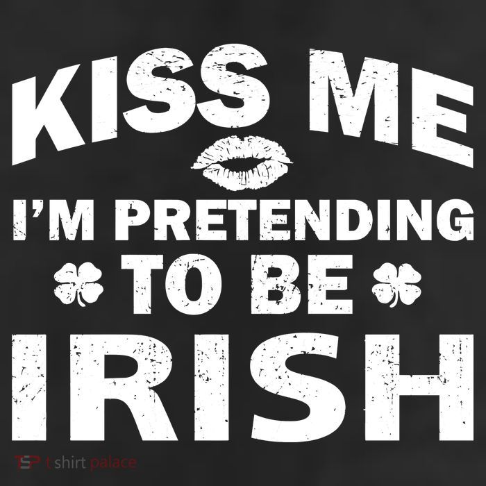 Kiss Me I'm Pretending To Be Irish Cool Comfort Performance Bucket Hat