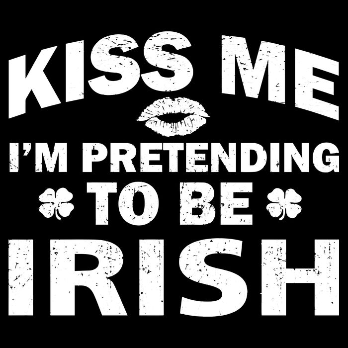 Kiss Me I'm Pretending To Be Irish Sustainable Bucket Hat