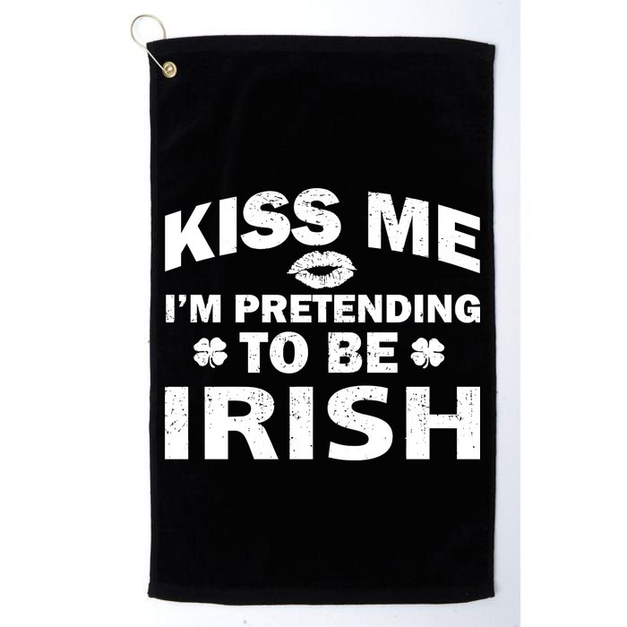 Kiss Me I'm Pretending To Be Irish Golf Towel