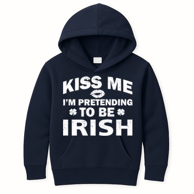 Kiss Me I'm Pretending To Be Irish Kids Hoodie