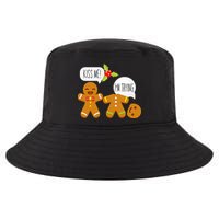 Kiss Me I'm Trying Funny Gingerbread Cool Comfort Performance Bucket Hat