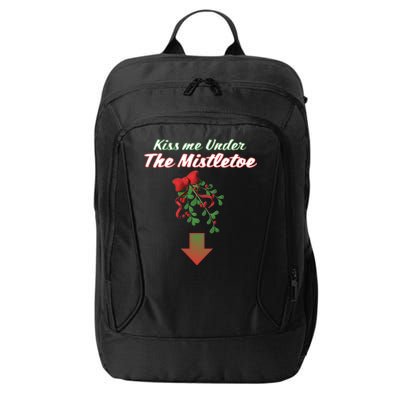 Kiss Me Under The Mistletoe City Backpack