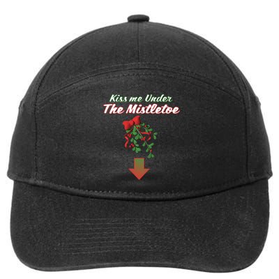 Kiss Me Under The Mistletoe 7-Panel Snapback Hat