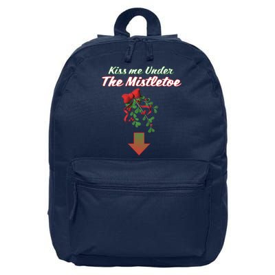 Kiss Me Under The Mistletoe 16 in Basic Backpack