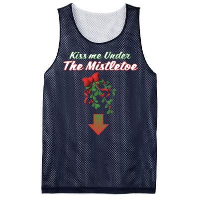 Kiss Me Under The Mistletoe Mesh Reversible Basketball Jersey Tank