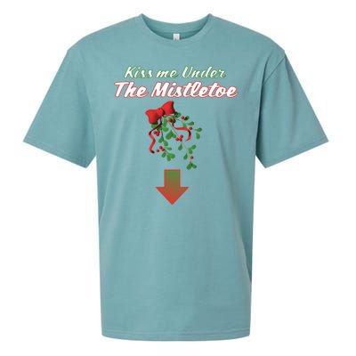 Kiss Me Under The Mistletoe Sueded Cloud Jersey T-Shirt