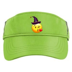 Kiss Witch Emoji Adult Drive Performance Visor