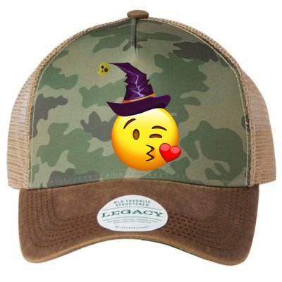 Kiss Witch Emoji Legacy Tie Dye Trucker Hat