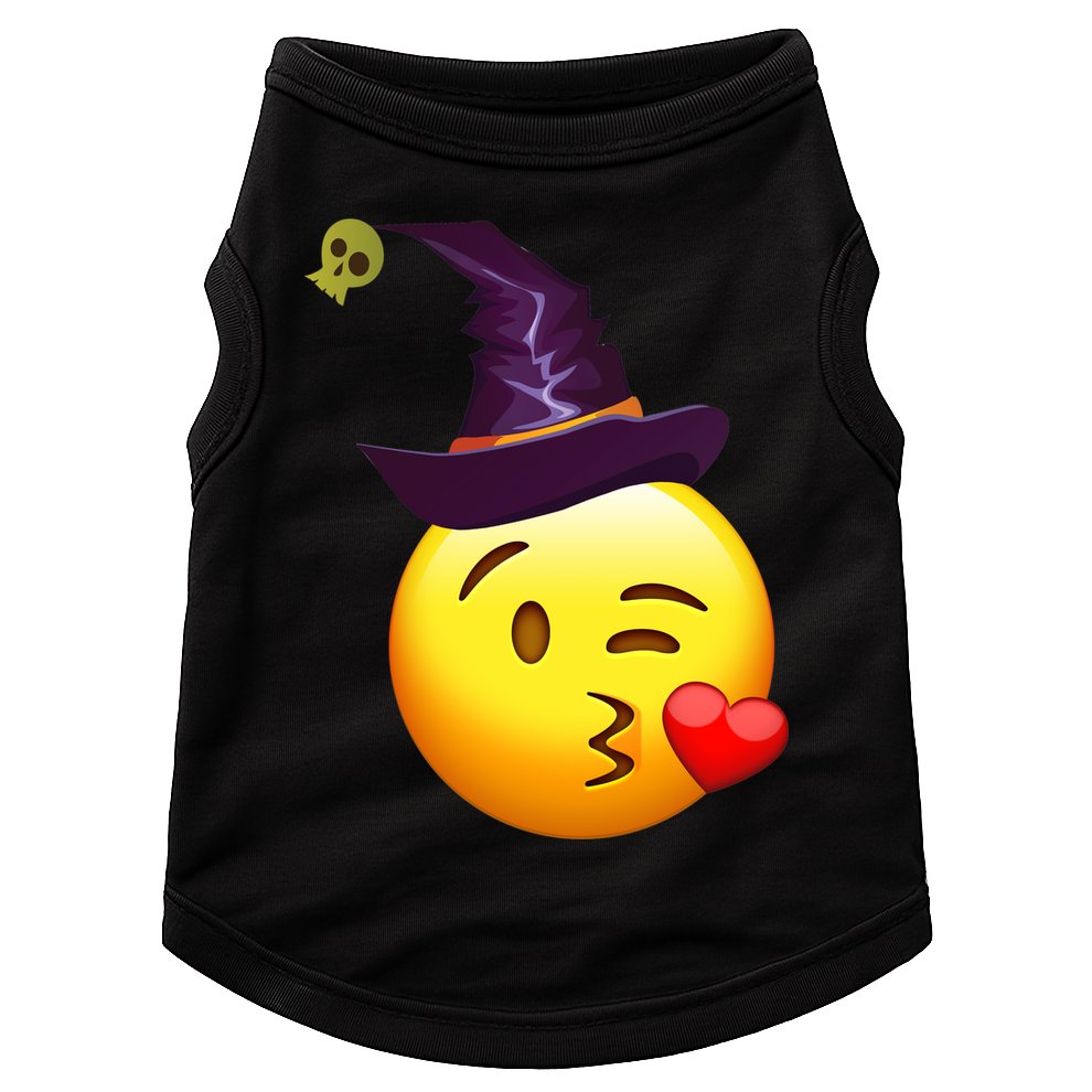 Kiss Witch Emoji Doggie Tank