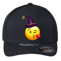 Kiss Witch Emoji Flexfit Unipanel Trucker Cap