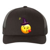 Kiss Witch Emoji Yupoong Adult 5-Panel Trucker Hat