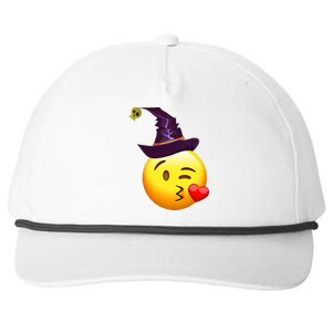 Kiss Witch Emoji Snapback Five-Panel Rope Hat