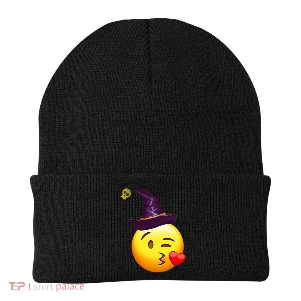 Kiss Witch Emoji Beanie