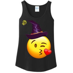 Kiss Witch Emoji Ladies Essential Tank