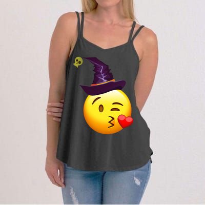 Kiss Witch Emoji Women's Strappy Tank