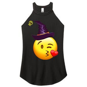 Kiss Witch Emoji Women's Perfect Tri Rocker Tank