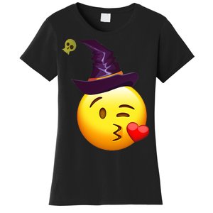 Kiss Witch Emoji Women's T-Shirt