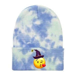 Kiss Witch Emoji Tie Dye 12in Knit Beanie