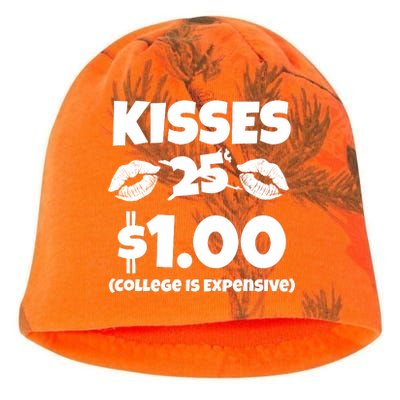 Kisses 1 Dollar College Is Expensive Kati - Camo Knit Beanie