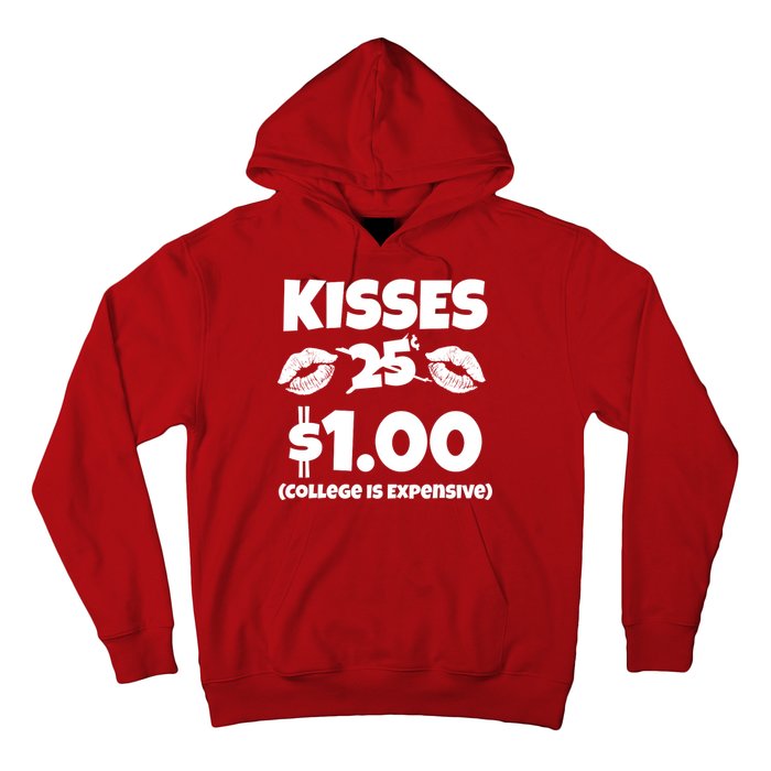 Kisses 1 Dollar College Is Expensive Hoodie