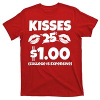 Kisses 1 Dollar College Is Expensive T-Shirt