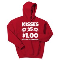 Kisses 1 Dollar College Is Expensive Kids Hoodie