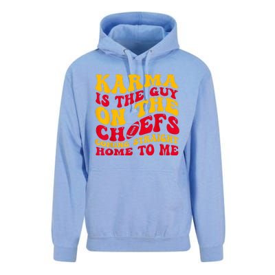 Karma Is the Guy on the Chief TRENDY  Unisex Surf Hoodie