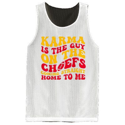 Karma Is the Guy on the Chief TRENDY  Mesh Reversible Basketball Jersey Tank