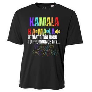 Kamala If ThatS Too Hard To Pronounce Try Madam President Cooling Performance Crew T-Shirt