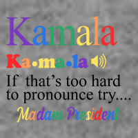 Kamala If Thats Too Hard To Pronounce Try Madam President Rainbow T-Shirt