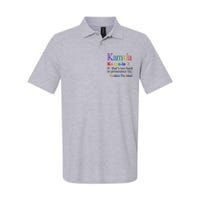 Kamala If Thats Too Hard To Pronounce Try Madam President Rainbow Softstyle Adult Sport Polo