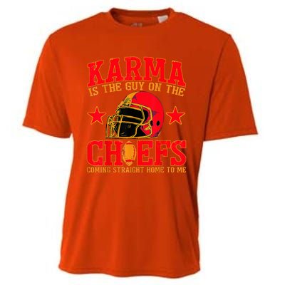 Karma Is the Guy on the Chief TRENDY  Cooling Performance Crew T-Shirt