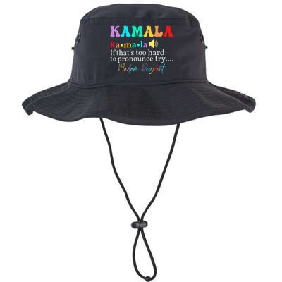 Kamala If ThatS Too Hard To Pronounce Try Madam President Legacy Cool Fit Booney Bucket Hat